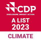 2023 CDP A LIST 2023 CLIMATE 인증마크